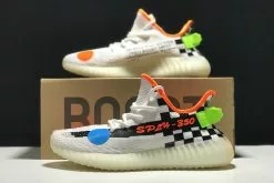 2018 Custom Off-White X Adidas Yeezy Boost 350 V2 Cream White Checkerboard For Sale -US Adidas Mastodon Pro Sales 2022 2018 Custom Off White x adidas Yeezy Boost 350 V2 Cream White Checkerboard 4