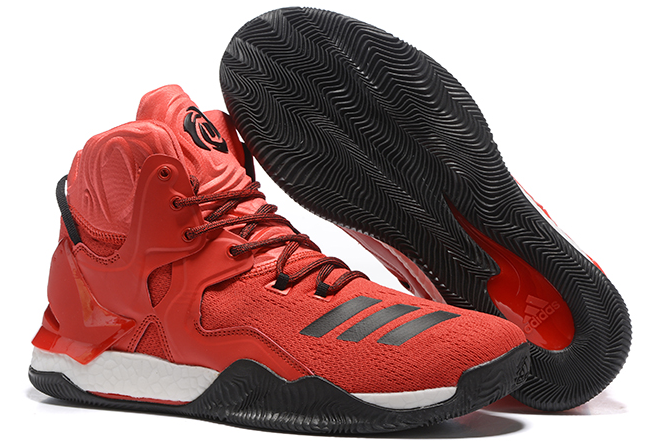 2020 Adidas D Rose 7 Boost University Red/Black-White For Sale 2 2020 Adidas D Rose 7 Boost University Red/Black-White For Sale - Image 2