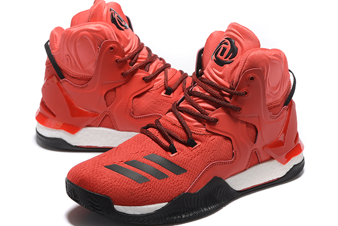 2020 Adidas D Rose 7 Boost University Red/Black-White For Sale 4 2020 Adidas D Rose 7 Boost University Red/Black-White For Sale - Image 4