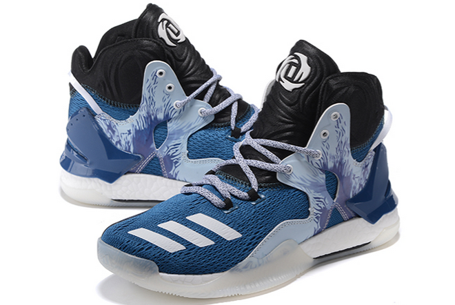 2020 Adidas D Rose 7 Boost Varsity Royal/Black-Grey For Sale 4 2020 Adidas D Rose 7 Boost Varsity Royal/Black-Grey For Sale - Image 4