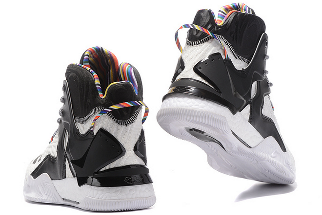 2020 Adidas D Rose 7 Boost White/Black-Multi Color For Sale 5 2020 Adidas D Rose 7 Boost White/Black-Multi Color For Sale - Image 5