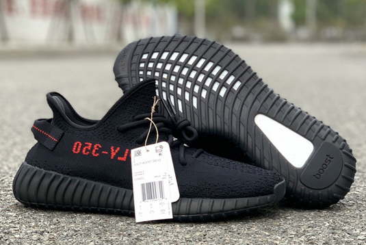 2020 Adidas Yeezy Boost 350 V2 Black Red CP9652 For Sale 4 2020 Adidas Yeezy Boost 350 V2 Black Red CP9652 For Sale - Image 4