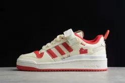 2022 Home Alone X Adidas Forum Low Cream White/Collegiate Red-Off White GZ4378 For Sale