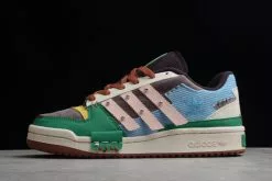 2022 Melting Sadness X Adidas Originals Forum Exhibit Low Blue/Green-Brown GW8724 For Sale