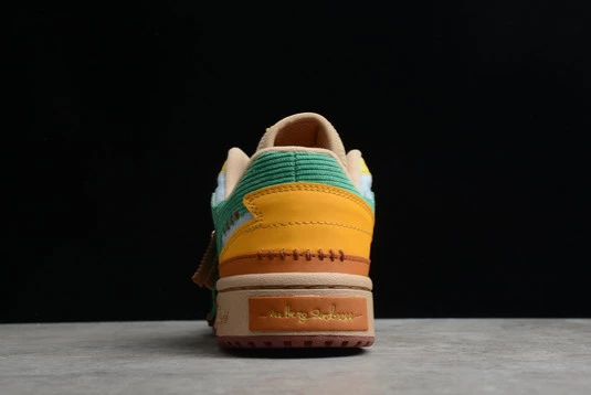 2022 Melting Sadness X Adidas Originals Forum Exhibit Low Green/Blue-Brown GW8725 For Sale 5 2022 Melting Sadness X Adidas Originals Forum Exhibit Low Green/Blue-Brown GW8725 For Sale - Image 5