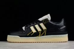 2022 Adidas Forum 84 Low Premium Black Cream Yellow FZ3773 For Sale