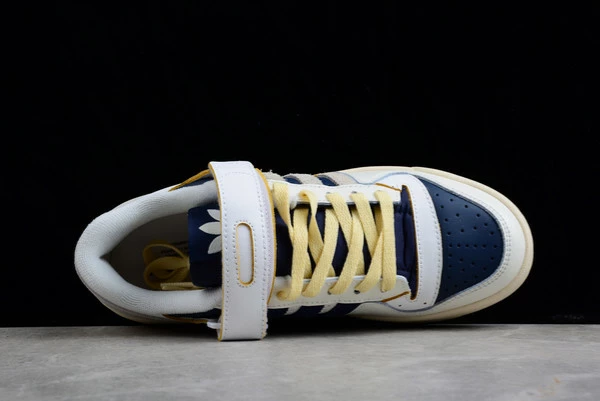 2022 Adidas Forum 84 Low White Navy GZ6427 Shoes 4 2022 Adidas Forum 84 Low White Navy GZ6427 Shoes - Image 4