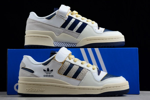 2022 Adidas Forum 84 Low White Navy GZ6427 Shoes 5 2022 Adidas Forum 84 Low White Navy GZ6427 Shoes - Image 5