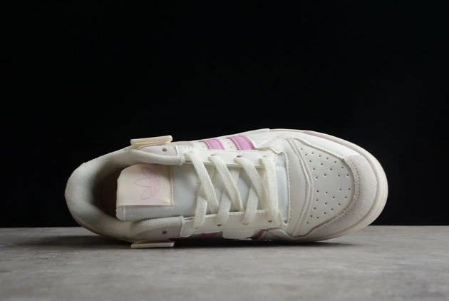 2022 Adidas Forum 84 Low White Pink HO1916 4 2022 Adidas Forum 84 Low White Pink HO1916 - Image 4