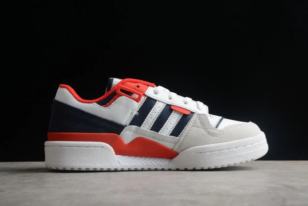 2022 Adidas Forum Exhibit Low Cloud White/Red-Legend Ink GZ5391 For Sale 2 2022 Adidas Forum Exhibit Low Cloud White/Red-Legend Ink GZ5391 For Sale - Image 2