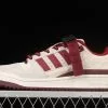 2022 Adidas Forum Low Chalk White Core Burgundy GX8866 For Sale
