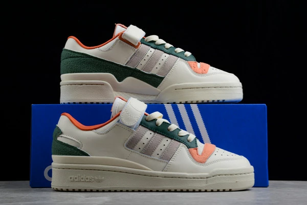 2022 Adidas Forum Low "Fleece" White Orange GY4125 For Sale 5 2022 Adidas Forum Low "Fleece" White Orange GY4125 For Sale - Image 5
