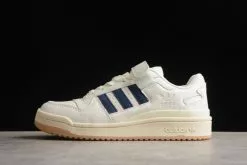 2022 Adidas Originals Forum Low Beige/Chalk White-Trace Blue CQ0996 For Sale