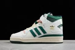 2023 Adidas Forum 84 High Off White/Team Dark Green GW2203 Shoes