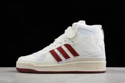2023 Adidas Forum 84 High Packer White Maroon GX1520 Shoes