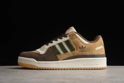2023 Adidas Forum 84 Low Aluminium/Branch-Brown GW4334 Shoes