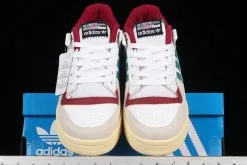 2023 Adidas Forum Low White Teal Burgundy HQ6874 Shoes -US Adidas Mastodon Pro Sales 2022 2023 adidas Forum Low White Teal Burgundy HQ6874 Shoes 2