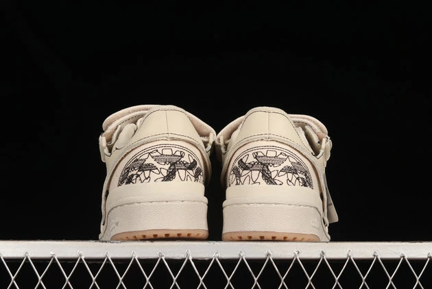 2023 Adidas Originals Forum 84 Low Bliss/Core Black-Gum HP9563 Shoes 4 2023 Adidas Originals Forum 84 Low Bliss/Core Black-Gum HP9563 Shoes - Image 4