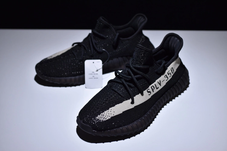 New Adidas Yeezy Boost 350 V2 "Core White" Black/White BY1604 3 New Adidas Yeezy Boost 350 V2 "Core White" Black/White BY1604 - Image 3