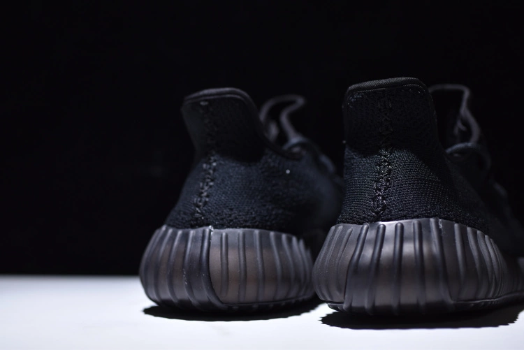 New Adidas Yeezy Boost 350 V2 "Triple Black" For Sale 4 New Adidas Yeezy Boost 350 V2 "Triple Black" For Sale - Image 4
