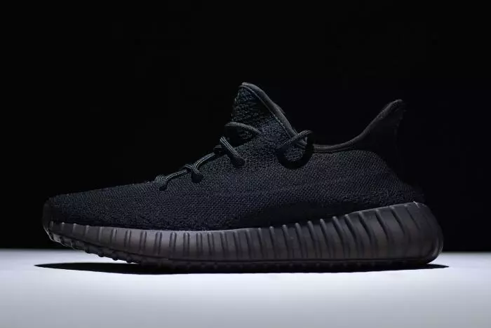 New Adidas Yeezy Boost 350 V2 "Triple Black" For Sale 1 New Adidas Yeezy Boost 350 V2 "Triple Black" For Sale
