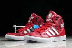 Adidas Originals Extaball W "Floral Print" Red/White Shoes BB0691 -US Adidas Mastodon Pro Sales 2022 adidas Originals Extaball W Floral Print Red White Shoes 2