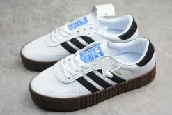 Adidas Originals Sambarose White/Black/Gum AQ1134 13 Adidas Originals Sambarose White/Black/Gum AQ1134 -US Adidas Mastodon Pro Sales 2022 adidas Sambarose White Black Gum 6