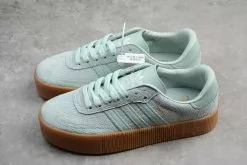Adidas WMNS Sambarose Vapour Green/Gum B28166 13 Adidas WMNS Sambarose Vapour Green/Gum B28166 -US Adidas Mastodon Pro Sales 2022 adidas WMNS Sambarose Vapour Green Gum 6