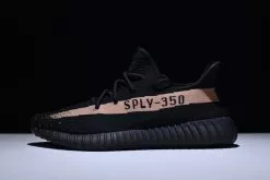 New Adidas Yeezy 350 Boost V2 Black/Copper Kanye West Shoes BY1605